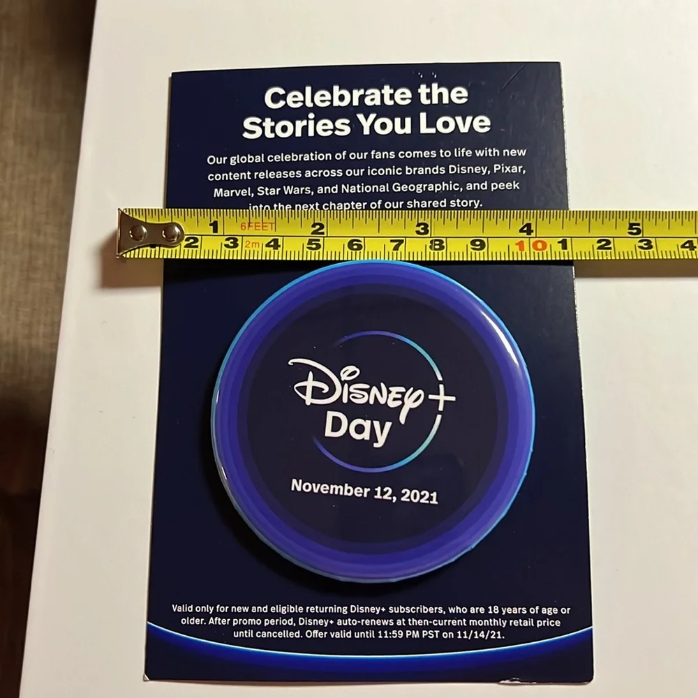 4 Disney+ day commemorative collective pin & map from Disney’s Hollywood Studios